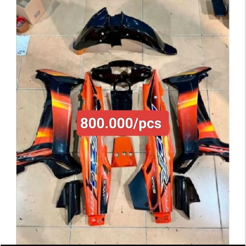 fizr body set halus Yamaha fizr hitam orange 2003