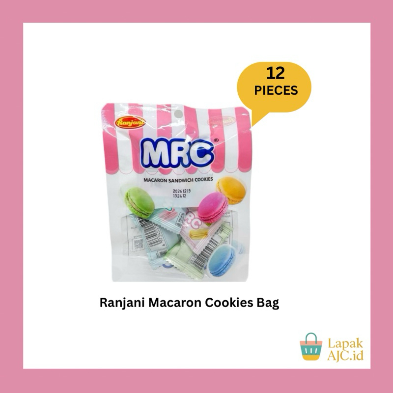 

MRC Macaron Cookies Bag isi 15 Pack Aneka Rasa