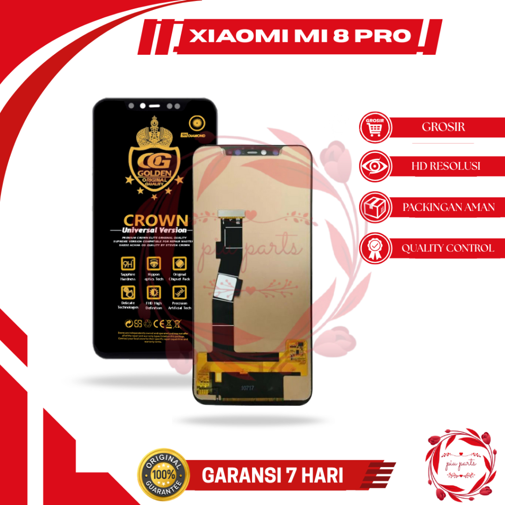 LCD XIAOMI MI 8 PRO / MI 8 PRO EXPLORER TOUCHSCREEN FULLSET COMPLETE ORIGINAL