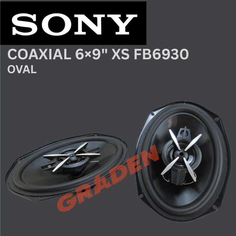 SPEAKER MOBIL COAXIAL 6x9 inch oval / SPEAKER COAXIAL OVAL MURAH