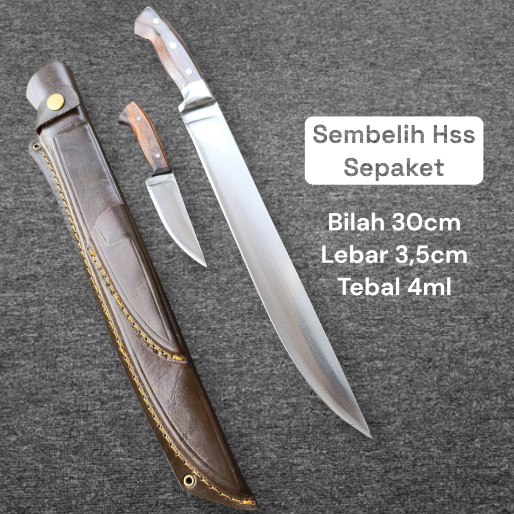 Pisau Zaggal Hss Sepaket Fulltang
