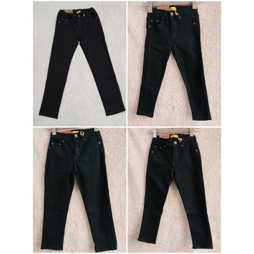 Celana Panjang Hitam Denim Anak Perempuan Merk EXIT GIRLS