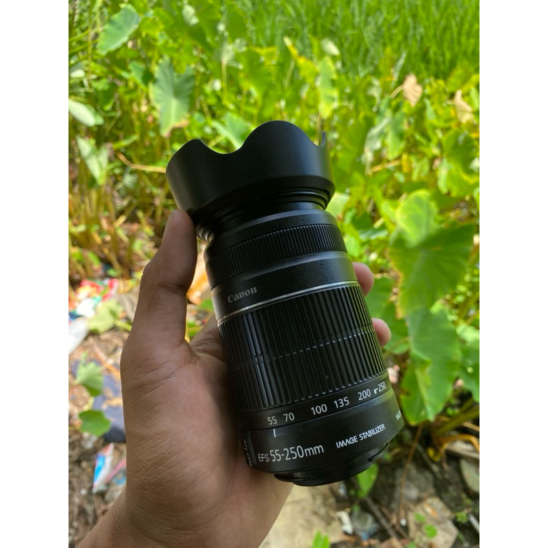 lensa tele canon 55-250 mm