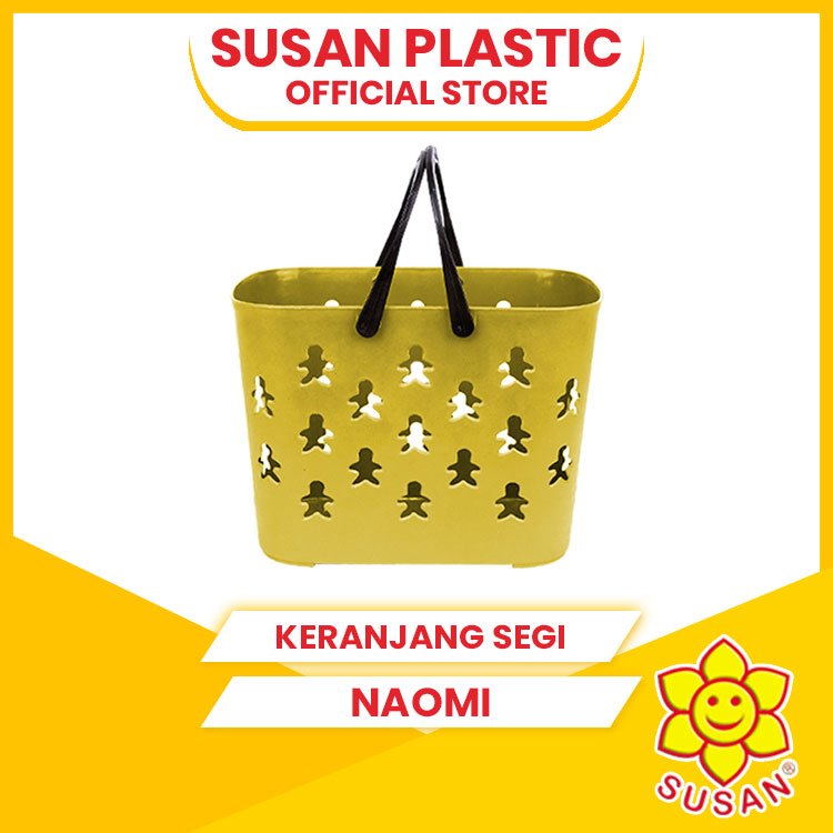Keranjang Segi Naomi - Keranjang Segi Plastik - Keranjang Ulang Tahun - Keranjang Parcel Hantaran