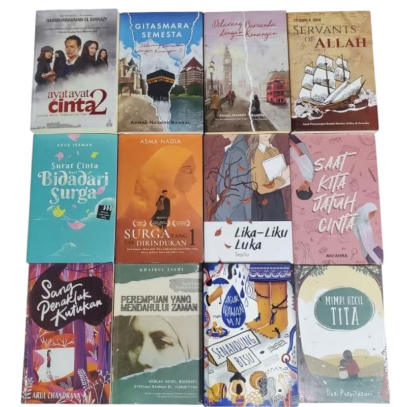 NOVEL ORIGINAL OBRAL - NOVEL ISLAMI / REMAJA / ROMANSA / NOVEL PENUNJANG / NOVEL FIKSI BEST SELLER