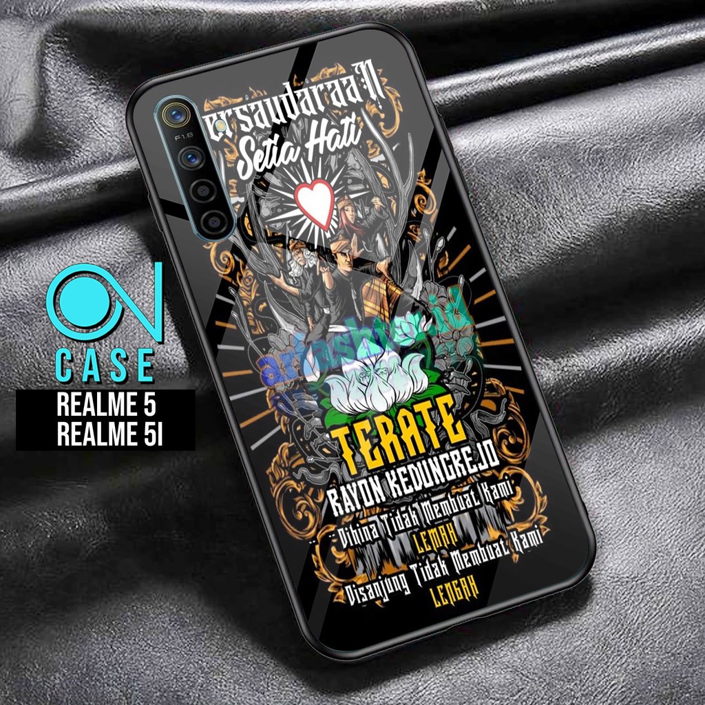 Case Realme 5 - Casing Realme 5i - ( PSHT TERATAI ) - Case Hp - Casing Hp - Softcase Hp - Softcase G