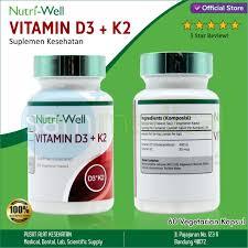 nutriwell vitamin d3 + k2-60 kaps