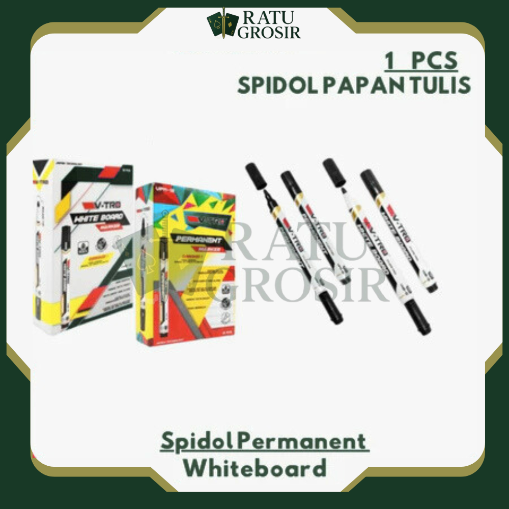 

SPIDOL HITAM 1PCS V-TRO PERMANENT / WHITEBOARD HITAM MONTANA MP-12 VTRO - SPIDOL PAPAN TULIS