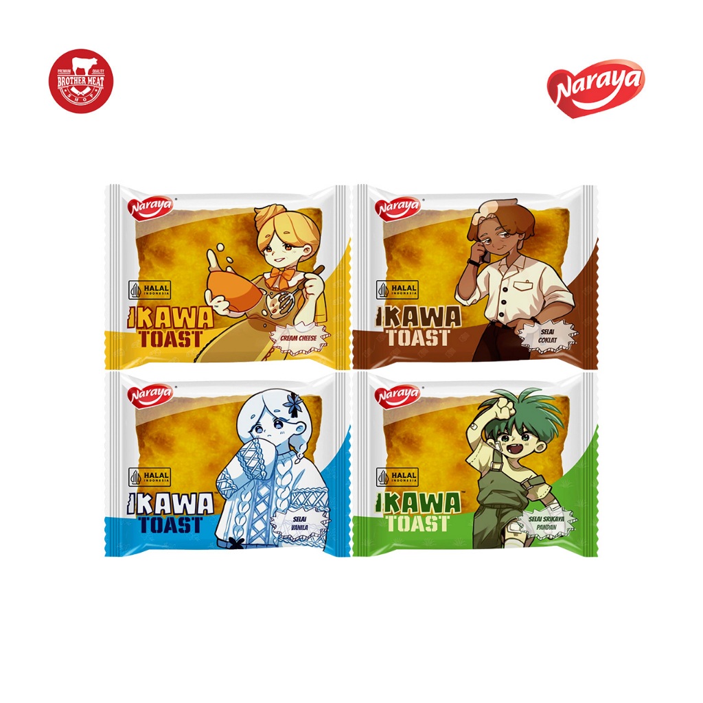 

Naraya Ikawa Toast 60gr / Roti Panggang - Brothermeatshop