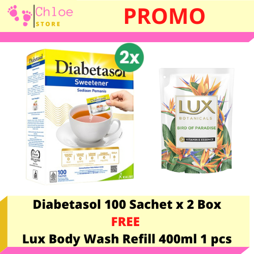 

Diabetasol 100 sachet x 2 Box