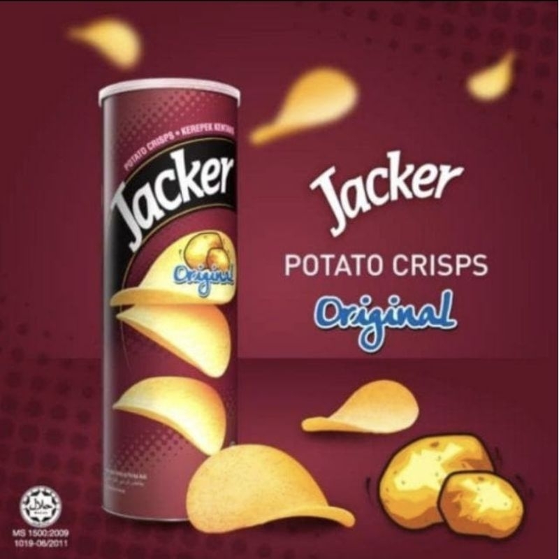 

Jackers Potato Chips Original Ukuran Besar / Keripik Kentang Impor