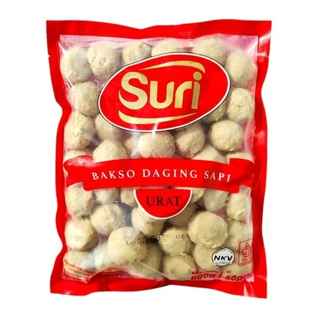 

SURI Bakso Daging Sapi Urat isi 50 pcs 600 Gram