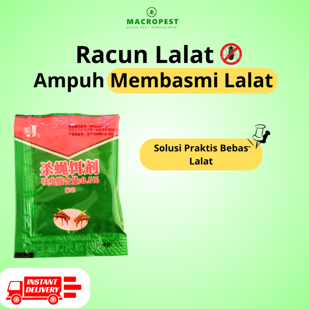 Racun Lalat Zhang Pei Zhen Serbuk Pembasmi Lalat Anti Lalat Serangga I Racun lalat ampuh I serbuk la