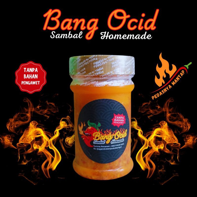 

Sambal Bawang Bang Ocid 160 gr Homemade
