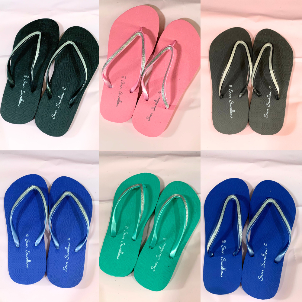 Sandal  Jepit Sun Swallow Crystal Wanita