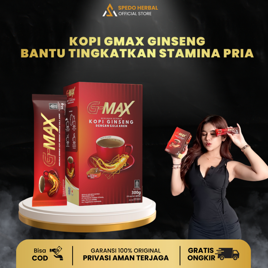 

Kopi G-max Ginseng Original BPOM Halal | Kopi Ginseng Dengan Gula Aren