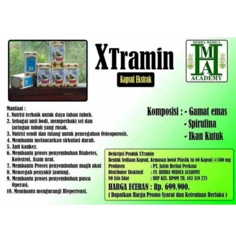 XTRAMIN | Herbal yang sangat ampuh untuk penyakit TULANG, DIABETES ATAU KENCING MANIS