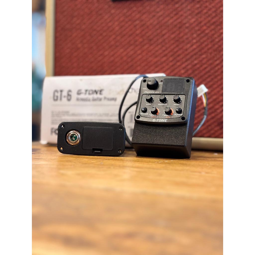 Cherub G-Tone GT6 Pickup Gitar Akustik Pre amp GT 6 Preamp Equalizer