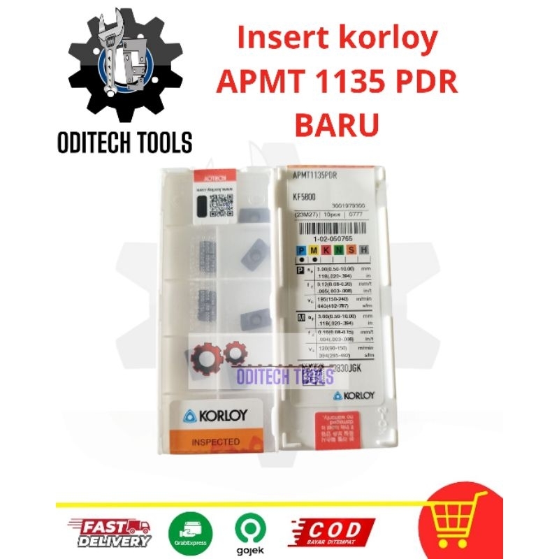 insert korloy APMT 1135 PDR | KF5800 | baru