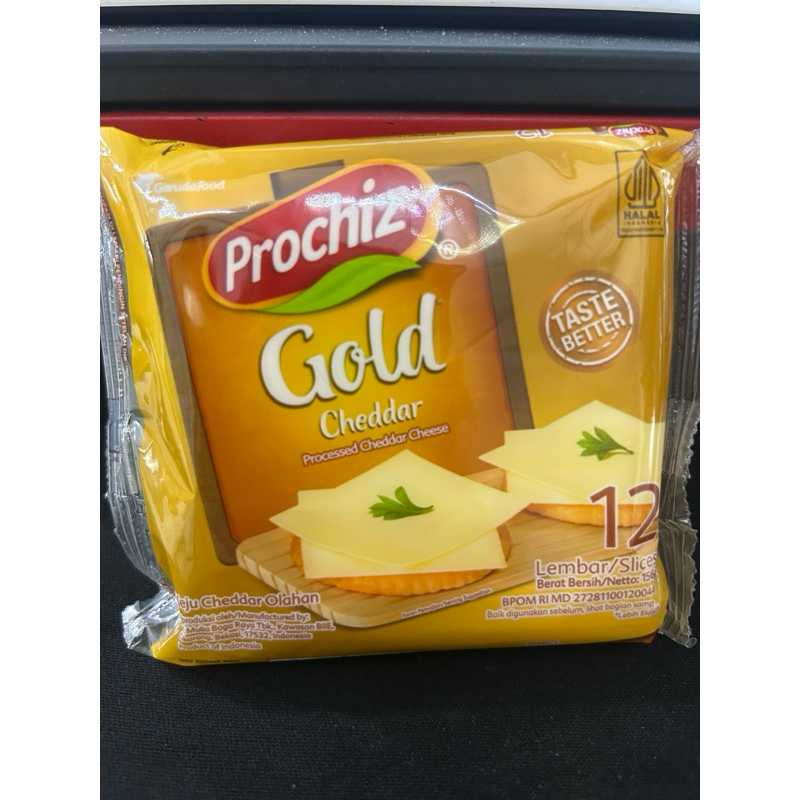 

Keju Prochiz Gold Slice isi 12 Lembar