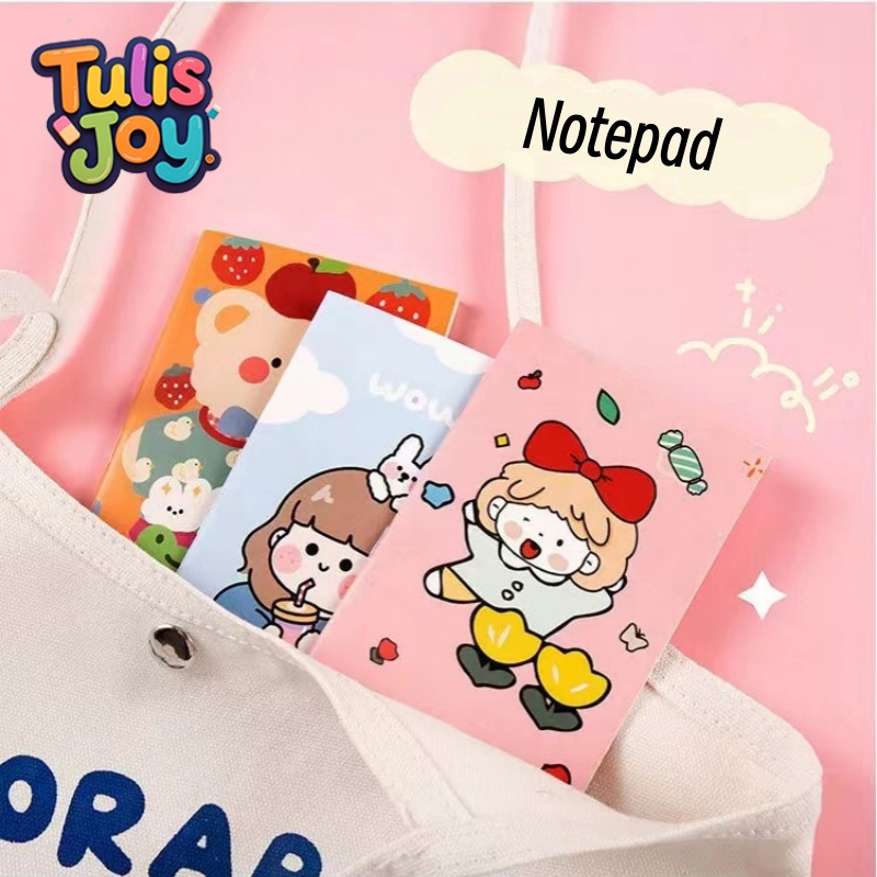 

TulisJoy Notebook Bergaris Anak Lucu | Buku Tulis Mini Bergaris untuk Sekolah & Kreativitas