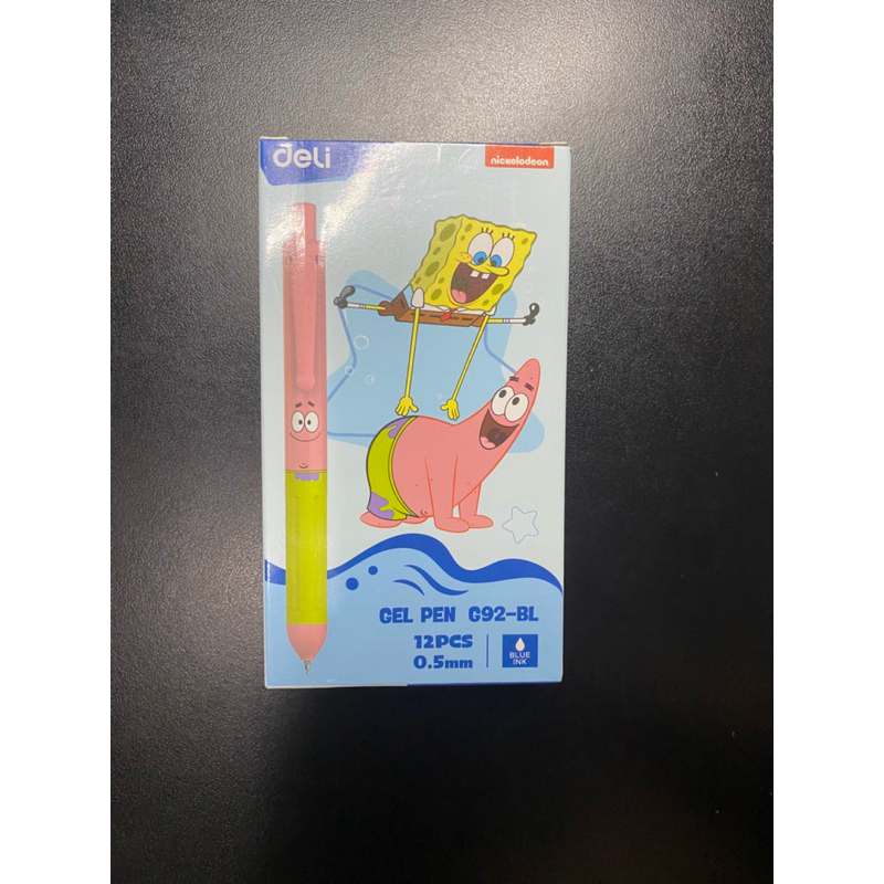 

Deli Gel pen Spongebob Special edition - Tinta Biru box