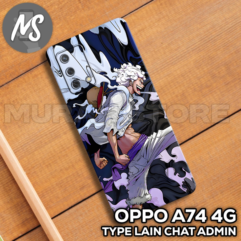 Softcase karet 0PPO A74 /MS1/motif ANIME/case OPPO A74 4G/casing OPPO A74 4G /silikon