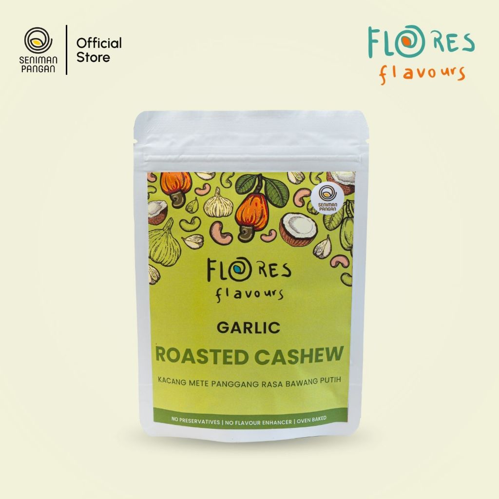 

Seniman Pangan x Flores Flavours - Garlic Roasted Cashew | Kacang Mede Panggang Rasa Bawang Putih