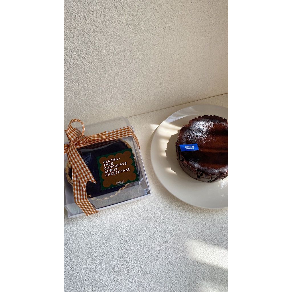 

Basque Burnt Cheesecake Gluten Free – Freshly Baked, Halal, Tanpa Pengawet