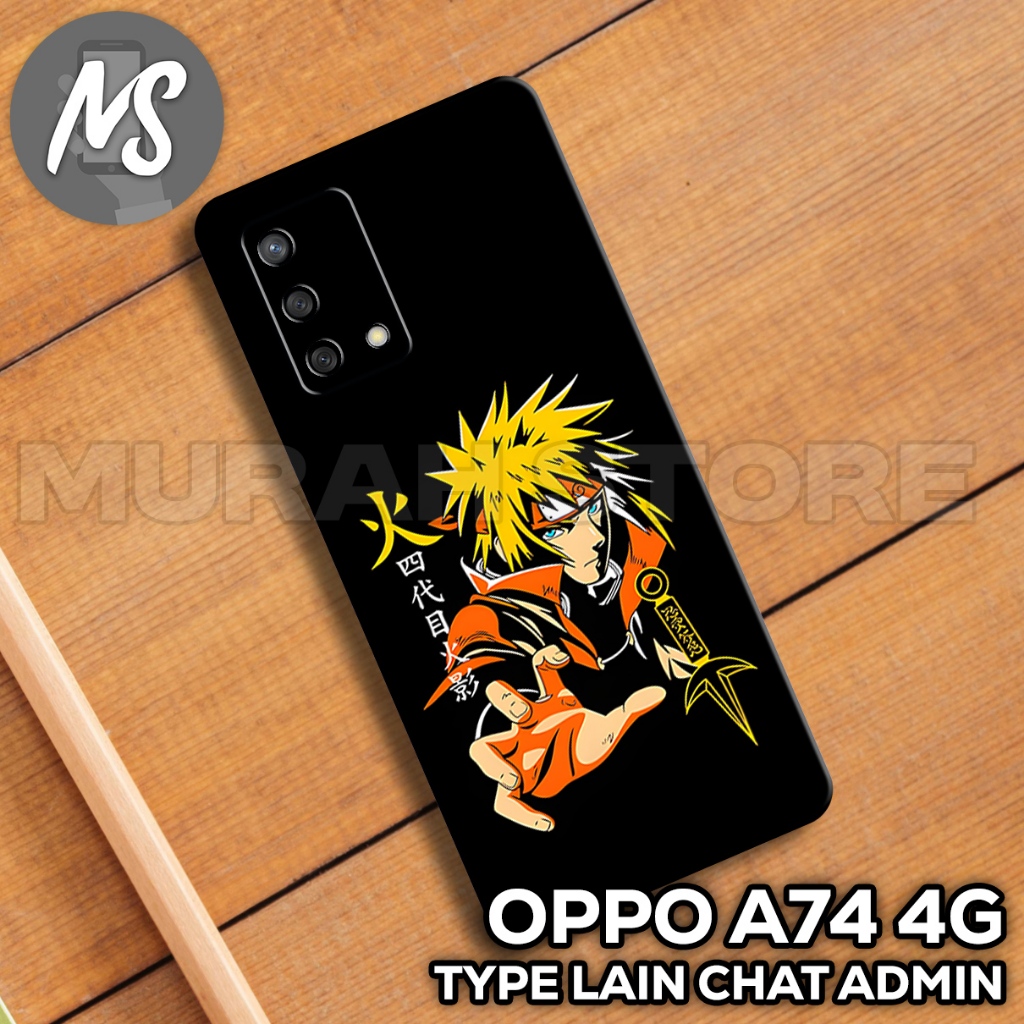 Softcase karet 0PPO A74 /MS9/motif ANIME/case OPPO A74 4G/casing OPPO A74 4G /silikon