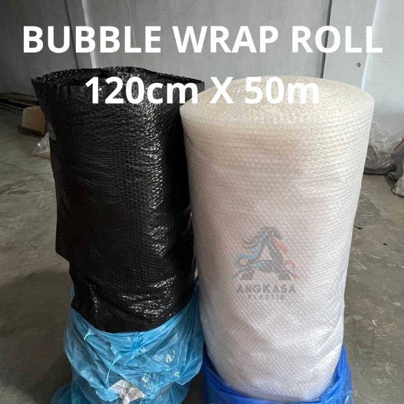 

(3 kg) bubble warp 120cm x 50m / bubble wrap tebal / bubble wrap hitam / bubble wrap putih / bubble wrap roll termurah / bubble wrap murah
