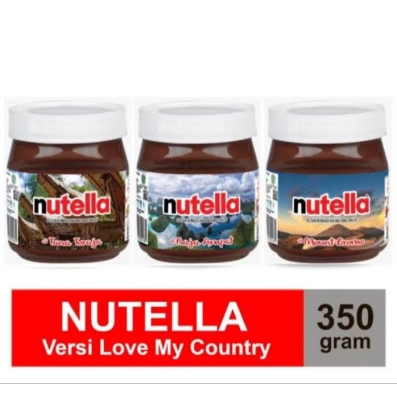 

Nutella Coklat dan Kacang oles 350 gram. Expired Februari 2026