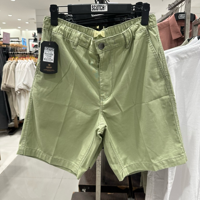 Scotch celana pendek chinos pria super nyaman