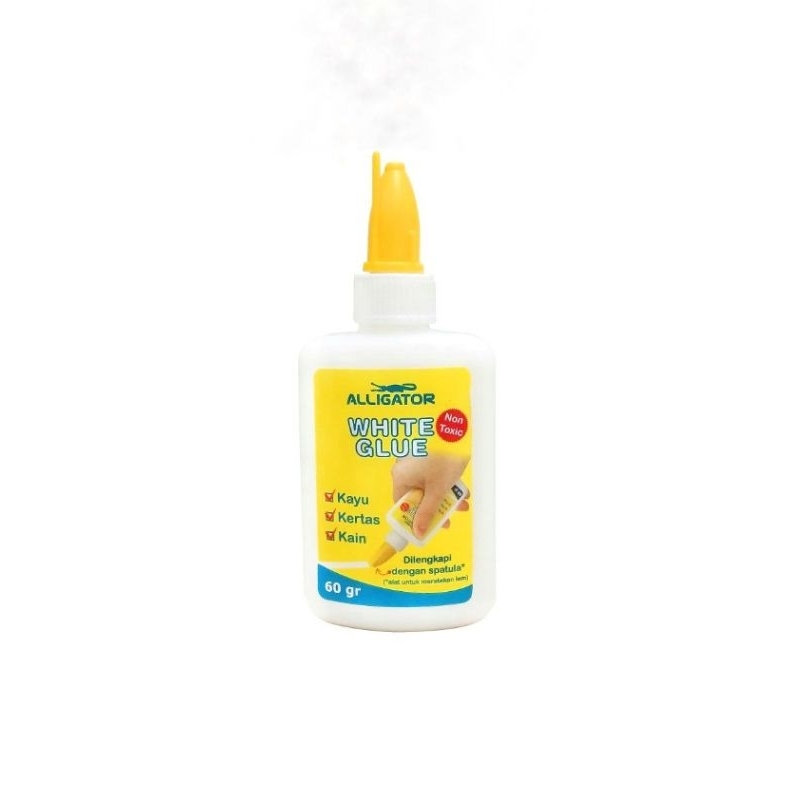 

Alligator PVAC White Glue 60gr / Lem putih Alligator 60gr