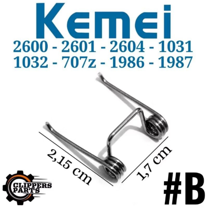 Per Clipper kemei 2600 2604 1986 spring tansion kemei