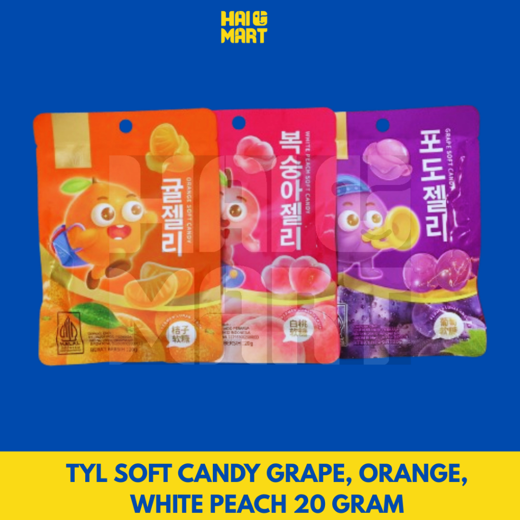 

TYL SOFT CANDY ALL VARIAN | PERMEN JELLY LUNAK KENYAL ANEKA BUAH