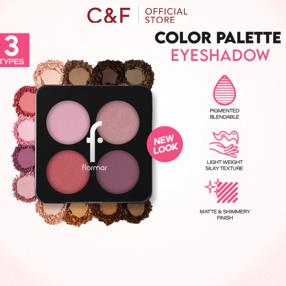 C&F - Flormar Color Eyeshadow Palette