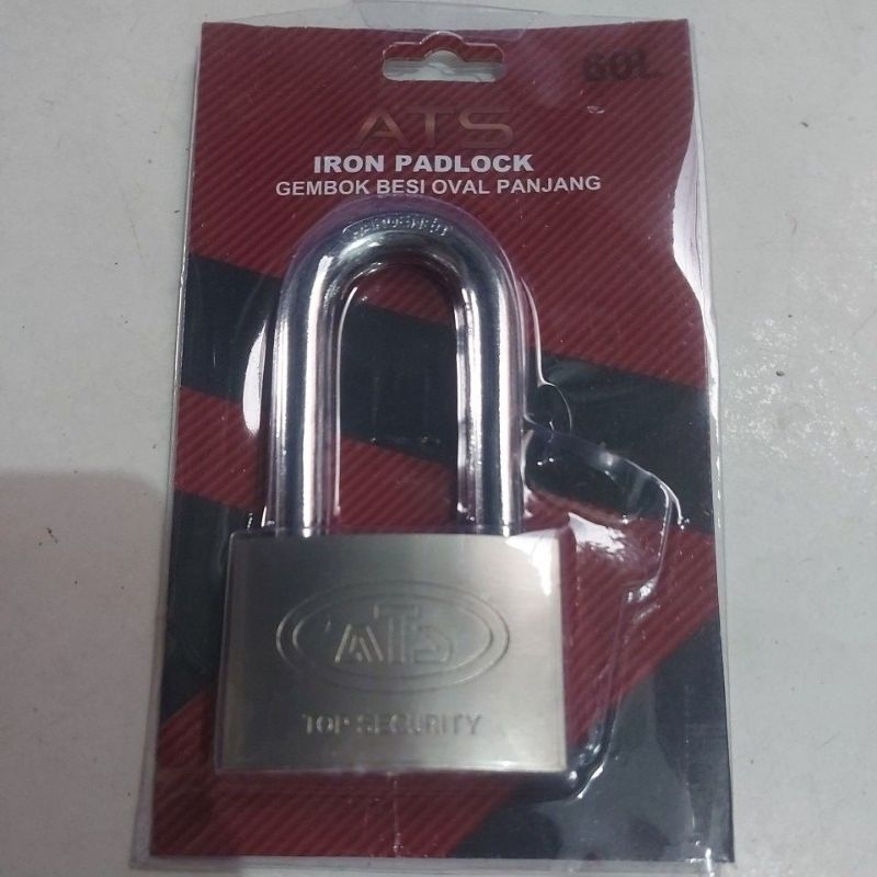 Promo Gembok ATS 60L / Gembok besi oval panjang Berkualitas