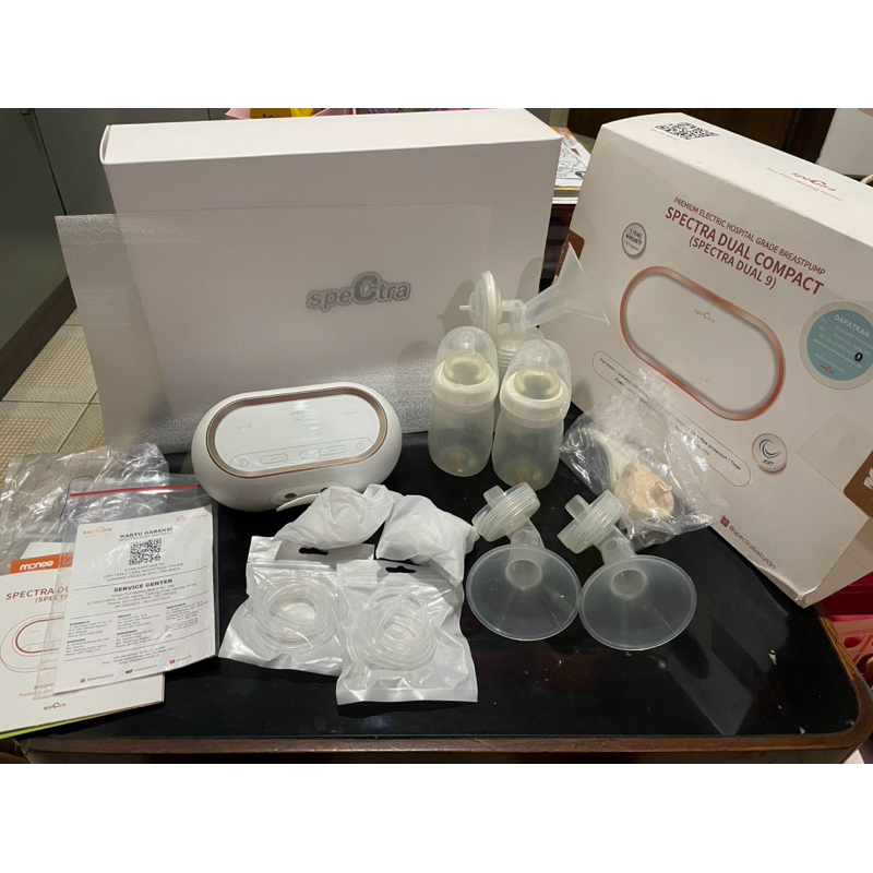 Preloved pompa spectra dual compact/spectra dual 9 breastpump second