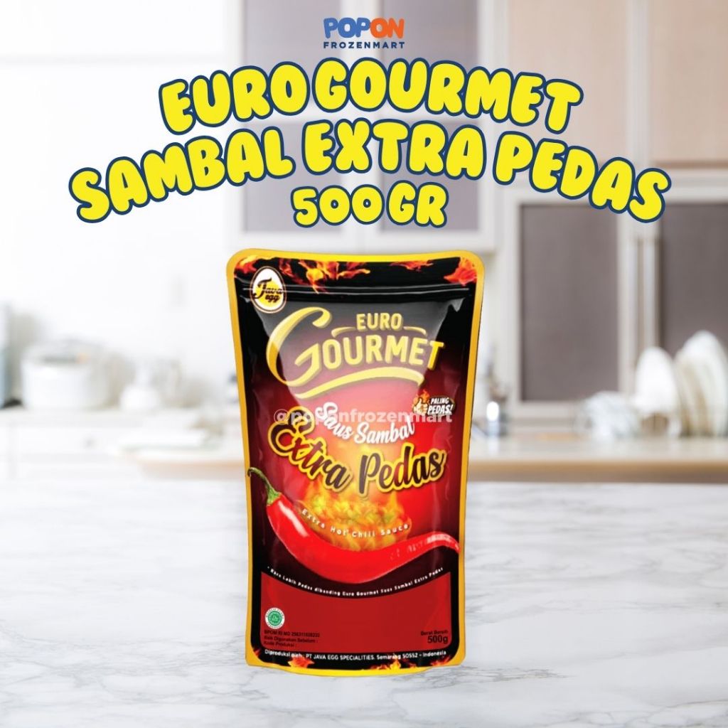 

EURO GOURMET SAMBAL EXTRA PEDAS 500 GR