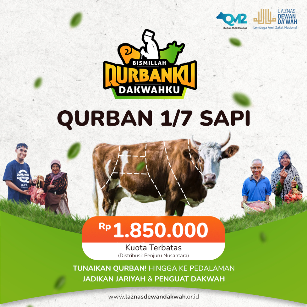 

Qurban Sapi 1 Ekor - Dewan Dakwah