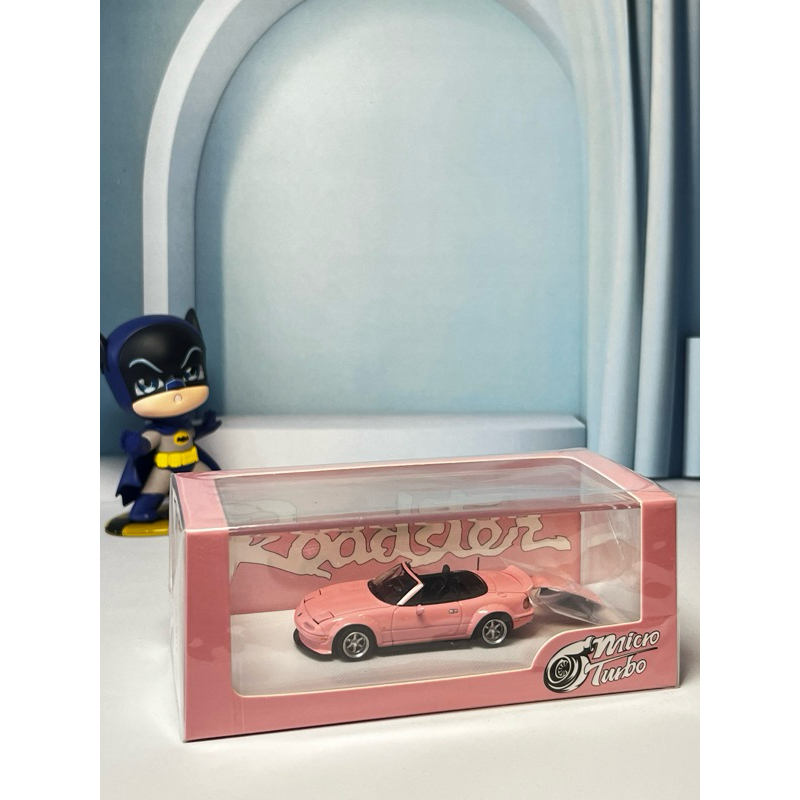 Micro Turbo Miata Pink 1/64 diecast