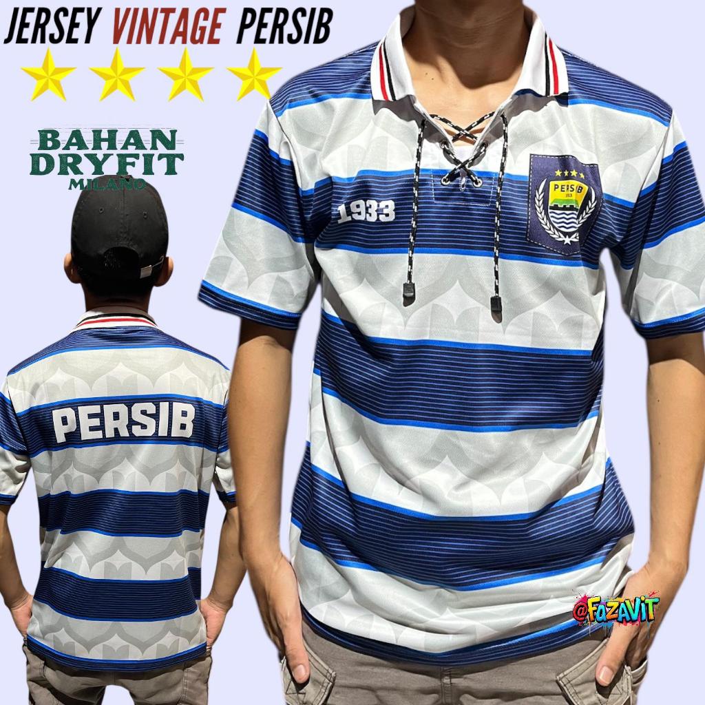 Jersey Persib Retro Fantasy Vintage