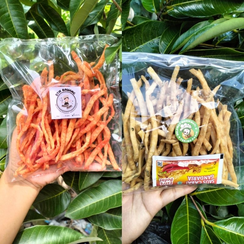 

Stik-Bawang-Original-Pedas-Gurih-homemade-5000an-100g-free saos