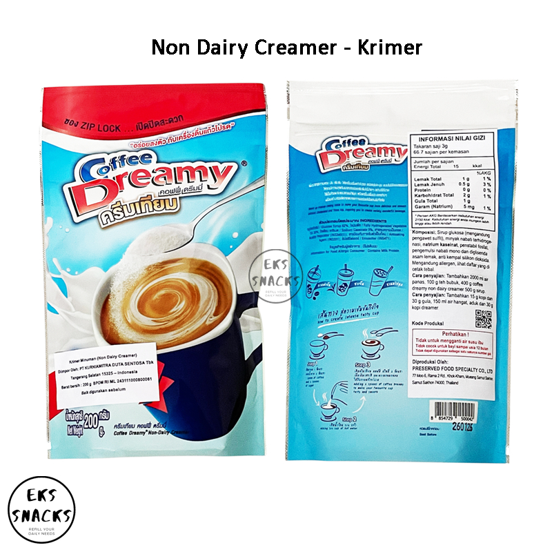

Coffee Dreamy - Bubuk Krimer Creamer | Non Dairy Creamer 200 Gram