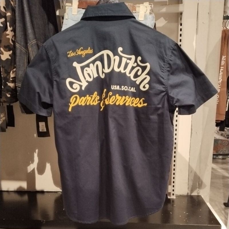 KEMEJA Von Dutch ORIGINAL - NAVY NEW