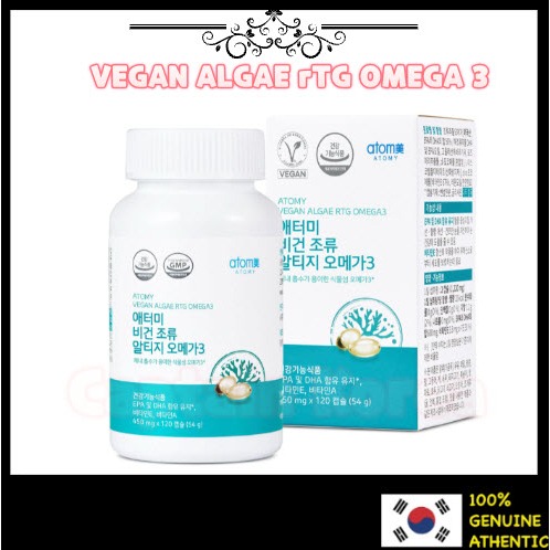 TRENDING ITEM - BOX ORI KOREA - VEGAN ALGAE RTG OMEGA 3