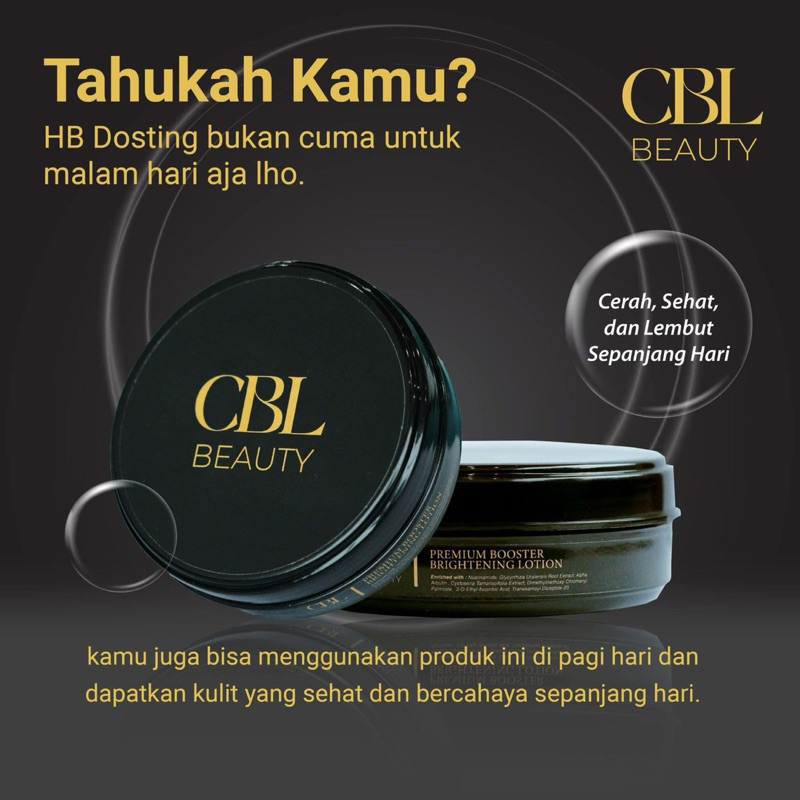 CBL BEAUYT Hb Premium Dosting Booster Brightening Lotion Pencerah Tubuh