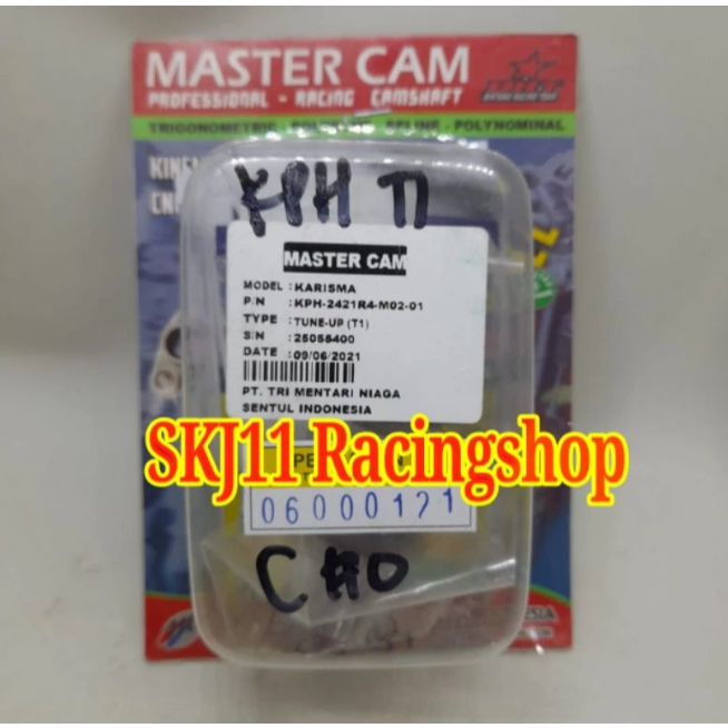 Noken as Master Cam BRT RACING Seri T1 T 1 Honda Karisma Supra X 125