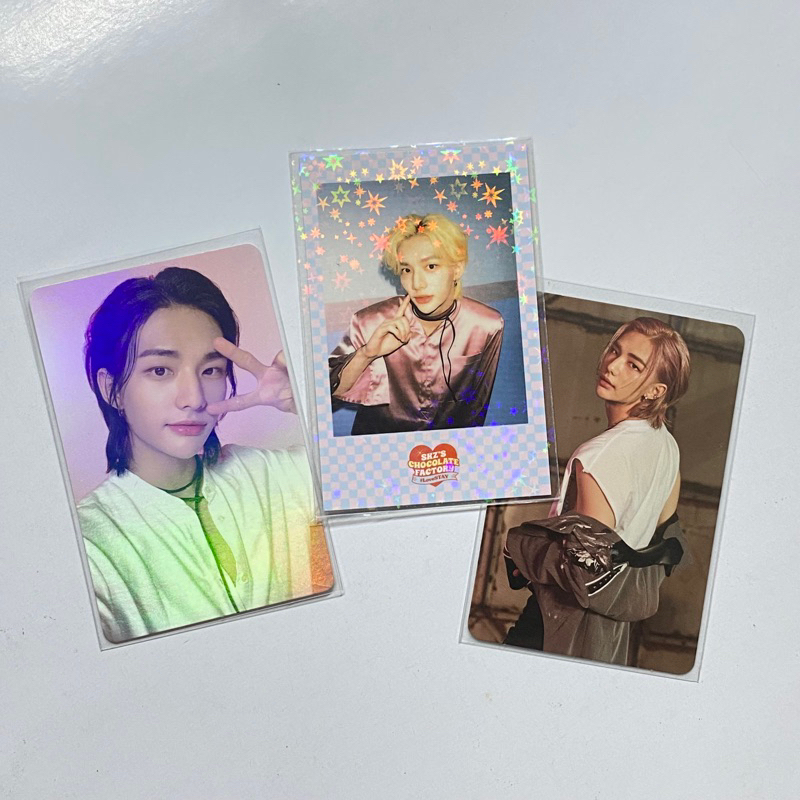 hyunjin pob photocard official polaroid chocolate factory in life pc nacific stray kids